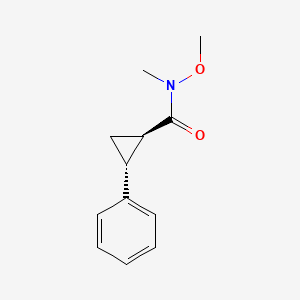 trans-N-methoxy-N-methyl-2-phenylcyclopropane-1-carboxamide