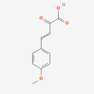 molecular formula C11H10O4 B8426168 4-(p-Methoxyphenyl)-2-Oxo-3-Butenoic Acid 