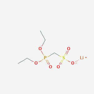 molecular formula C5H12LiO6PS B8426208 Lithium (diethoxyphosphoryl)methanesulfonate 
