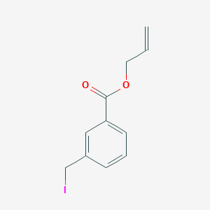 molecular formula C11H11IO2 B8426221 Allyl 3-iodomethylbenzoate 