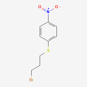 molecular formula C9H10BrNO2S B8426241 3-(4-Nitrophenylthio)propyl bromide 
