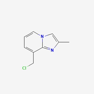 molecular formula C9H9ClN2 B8426253 2-Methyl-8-chloromethylimidazo[1,2-a]pyridine CAS No. 85333-35-3