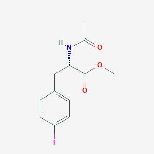 molecular formula C12H14INO3 B8426309 methyl (2S)-2-acetamido-3-(4-iodophenyl)propanoate 