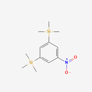 molecular formula C12H21NO2Si2 B8426454 1-Nitro-3,5-bis(trimethylsilyl)benzene 
