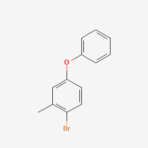 molecular formula C13H11BrO B8426493 1-Bromo-2-methyl-4-phenoxybenzene 