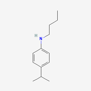 molecular formula C13H21N B8426502 Butyl(4-isopropylphenyl)amine 