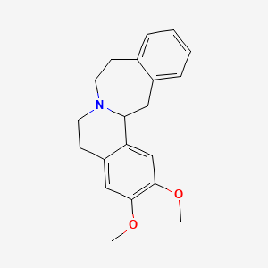 molecular formula C20H23NO2 B8426532 2,3-Dimethoxy-5,6,8,9,14,14a-hexahydroisoquino[1,2-b][3]benzazepine 