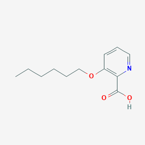 molecular formula C12H17NO3 B8426560 3-Hexyloxypicolinic acid CAS No. 134319-23-6