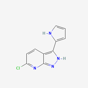 6-Chloro-3-(1H-pyrrol-2-yl)-1H-pyrazolo[3,4-b]pyridine