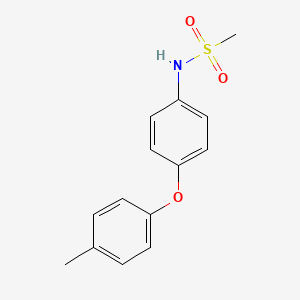 molecular formula C14H15NO3S B8426626 N-[4-(4-methylphenoxy)phenyl]methanesulfonamide 