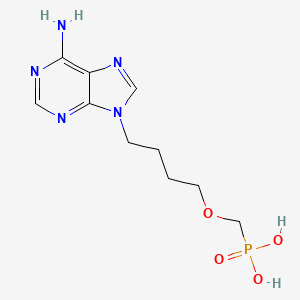molecular formula C10H16N5O4P B8426666 9-(4-(Phosphonomethoxy)butyl)adenine 