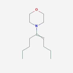 molecular formula C13H25NO B8426693 5-Morpholinonon-4-ene 