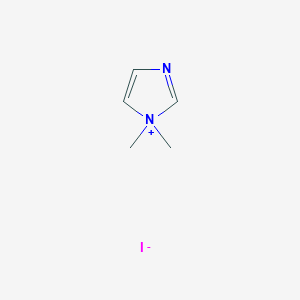 molecular formula C5H9IN2 B8426707 1,1-Dimethyl-1H-imidazol-1-ium iodide CAS No. 16727-92-7