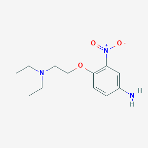 molecular formula C12H19N3O3 B8426776 4-(2-Diethylamino-ethoxy)-3-nitro-phenylamine 