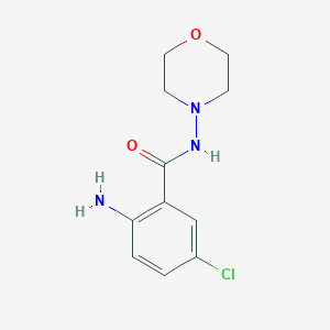 molecular formula C11H14ClN3O2 B8426881 2-Amino-5-chloro-N-morpholinobenzamide 