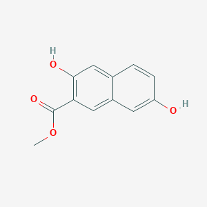 molecular formula C12H10O4 B8426888 3,7-Dihydroxy-2-naphthoic acid methyl ester 