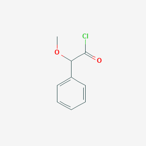 molecular formula C9H9ClO2 B8426910 2-Methoxy-2-phenylacetyl chloride 