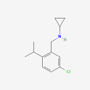 molecular formula C13H18ClN B8426919 N-(5-Chloro-2-isopropylbenzyl)cyclopropanamine CAS No. 1476113-93-5