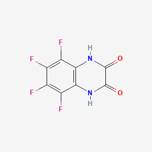 molecular formula C8H2F4N2O2 B8426952 5,6,7,8-Tetrafluoro-1,4-dihydro-2,3-quinoxalinedione 