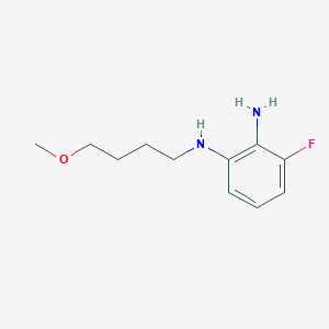 molecular formula C11H17FN2O B8426985 6-Fluoro-2-(4-methoxybutylamino)aniline 