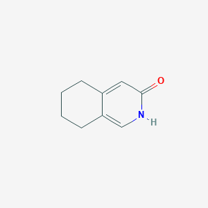 molecular formula C9H11NO B008427 5,6,7,8-四氢异喹啉-3(2H)-酮 CAS No. 102879-33-4