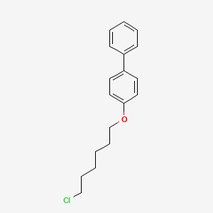 molecular formula C18H21ClO B8427002 1-(4-Biphenyloxy)-6-chlorohexane 