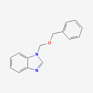 molecular formula C15H14N2O B8427020 1-benzyloxymethyl-1H-benzimidazole 