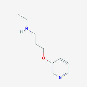 molecular formula C10H16N2O B8427026 Ethyl(3-(3-pyridyloxy)propyl)amine 