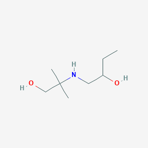 molecular formula C8H19NO2 B8427071 N-(2'-hydroxybutyl)-2-amino-2-methyl-1-propanol 