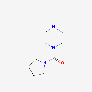molecular formula C10H19N3O B8427213 1-Methyl-4-(pyrrolidinocarbonyl)piperazine 
