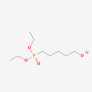 molecular formula C9H21O4P B8427229 Diethyl 5-hydroxypentylphosphonate 