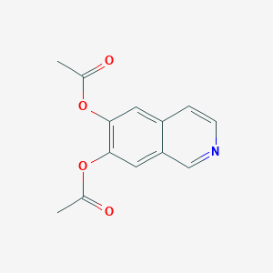 molecular formula C13H11NO4 B8427287 6,7-Diacetoxyisoquinoline 