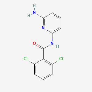 molecular formula C12H9Cl2N3O B8427426 N-(6-Aminopyridin-2-yl)-2,6-dichlorobenzamide 