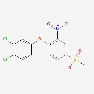 Benzene, 1,2-dichloro-4-(4-(methylsulfonyl)-2-nitrophenoxy)-