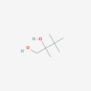 molecular formula C7H16O2 B8427506 2,3,3-Trimethylbutane-1,2-diol 