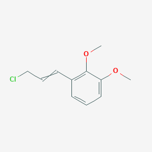 molecular formula C11H13ClO2 B8427527 2,3-Dimethoxy-cinnamyl chloride 