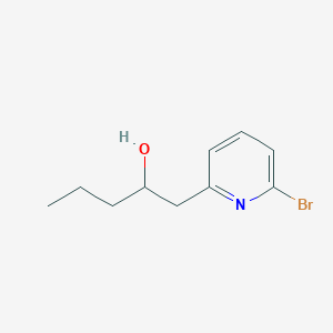 molecular formula C10H14BrNO B8427664 1-(6-Bromopyridin-2-yl)pentan-2-ol 