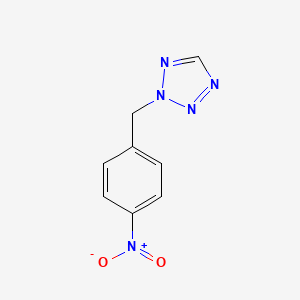 molecular formula C8H7N5O2 B8427683 2-(4-nitrobenzyl)-2H-tetrazole 