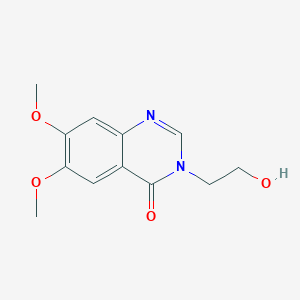 3-(2-hydroxyethyl)-6,7-dimethoxy-4(3H)-quinazolinone