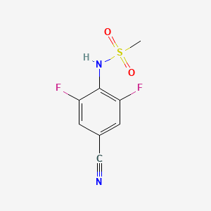 N-(4-cyano-2,6-difluorophenyl)methanesulfonamide