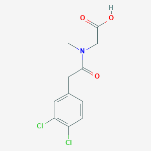 molecular formula C11H11Cl2NO3 B8427766 N-methyl-N-[(3,4-dichlorophenyl)acetyl]glycine 