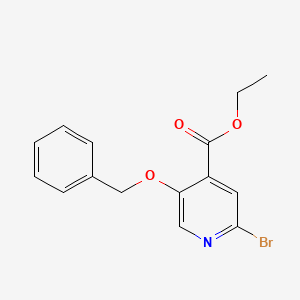5-Benzyloxy-2-bromoisonicotinic acid ethyl ester