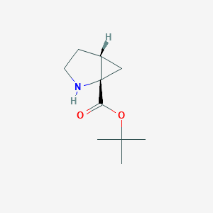 molecular formula C10H17NO2 B8427808 tert-butyl (1S,5R)-2-azabicyclo[3.1.0]hexane-1-carboxylate 