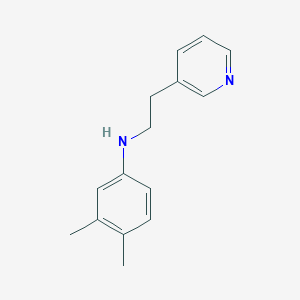 molecular formula C15H18N2 B8427821 (3,4-Dimethyl-phenyl)-(2-pyridin-3-yl-ethyl)-amine 