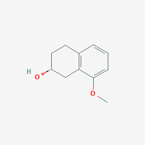 molecular formula C11H14O2 B8427835 (2R)-8-methoxy-1,2,3,4-tetrahydronaphthalen-2-ol 
