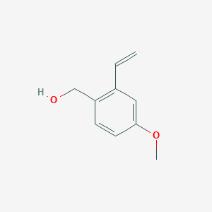 molecular formula C10H12O2 B8427872 (4-Methoxy-2-vinylphenyl)-methanol 