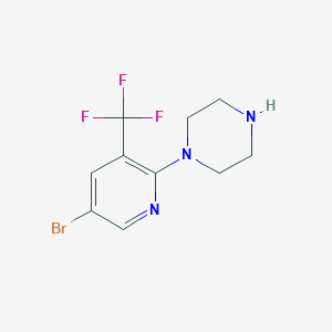 1-(5-Bromo-3-trifluoromethyl-pyridin-2-yl)-piperazine