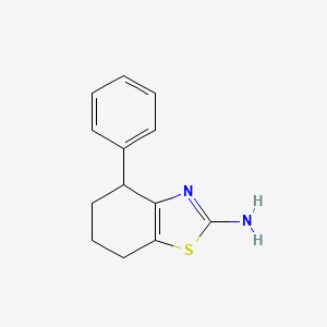 molecular formula C13H14N2S B8427935 4-Phenyl-4,5,6,7-tetrahydrobenzo[d]thiazol-2-amine 