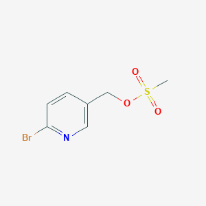 (6-Bromopyridin-3-yl)methyl methanesulfonate