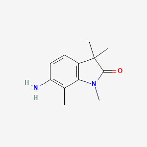 6-Amino-1,3,3,7-tetramethyl-1,3-dihydro-indol-2-one